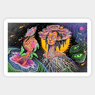 The Goddess of Eden Sticker